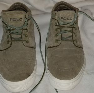 Polo Ralph Lauren Olive Drab Suede Faxon Low II